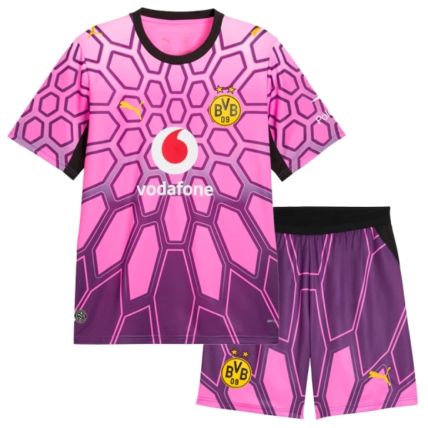 Borussia Dortmund Dětský Venkovní Brankářské Dres 2026/27 Růžová