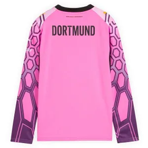 Borussia Dortmund Dětský Venkovní Brankářské Dres 2026/27 Růžová - Dlouhý Rukáv