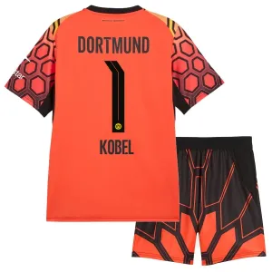 Borussia Dortmund Gregor Kobel 1 Dětský Domácí Brankářské Dres 2026/27 Oranžová