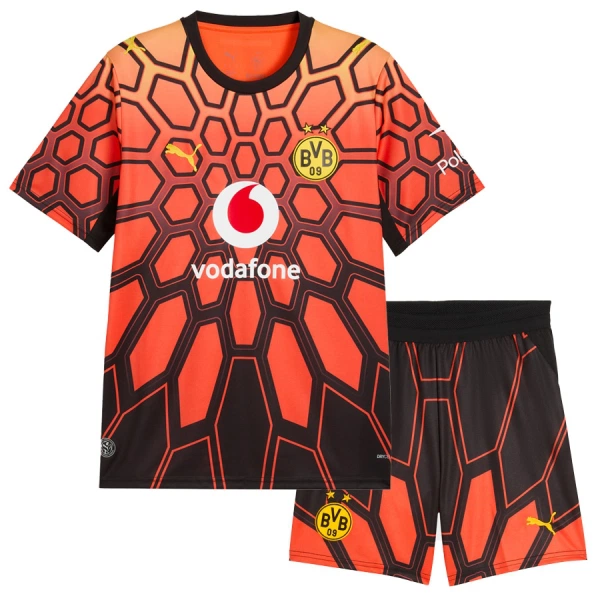 Borussia Dortmund Gregor Kobel 1 Dětský Domácí Brankářské Dres 2026/27 Oranžová