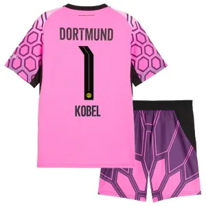Borussia Dortmund Gregor Kobel 1 Dětský Venkovní Brankářské Dres 2026/27 Růžová