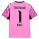 Borussia Dortmund Gregor Kobel 1 Venkovní Brankářské Dres 2026/27 Růžová Borussia Dortmund Gregor Kobel 1 Venkovní Brankářské Dres 2026/27 Růžová