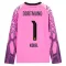 Borussia Dortmund Gregor Kobel 1 Venkovní Brankářské Dres 2026/27 Růžová - Dlouhý Rukáv