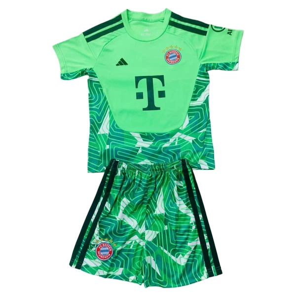 FC Bayern Mnichov Dětský Brankářské Dres 2026/27 Zelená FC Bayern Mnichov Dětský Brankářské Dres 2026/27 Zelená