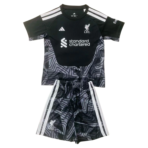 Liverpool Dětský Brankářské Dres 2026/27 Černá Liverpool Dětský Brankářské Dres 2026/27 Černá