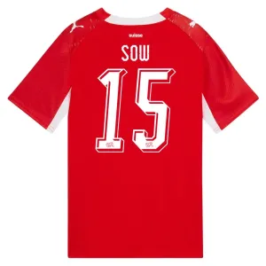 Švýcarsko Djibril Sow 15 Domácí Dres MS 2026
