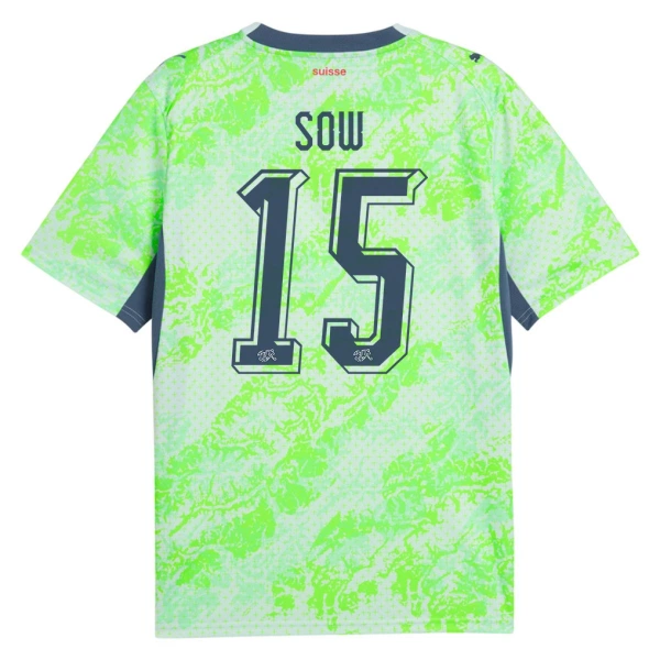 Švýcarsko Djibril Sow 15 Venkovní Dres MS 2026 Švýcarsko Djibril Sow 15 Venkovní Dres MS 2026