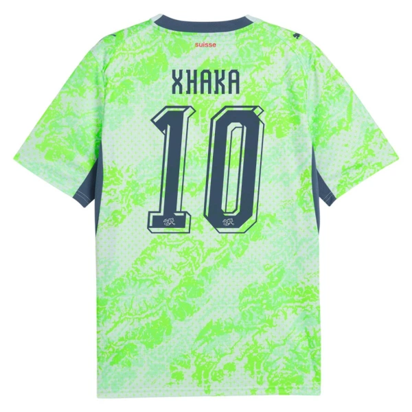 Švýcarsko Granit Xhaka 10 Venkovní Dres MS 2026 Švýcarsko Granit Xhaka 10 Venkovní Dres MS 2026