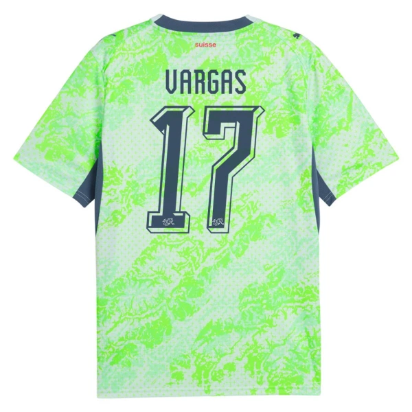 Švýcarsko Vargas 17 Venkovní Dres MS 2026 Švýcarsko Vargas 17 Venkovní Dres MS 2026