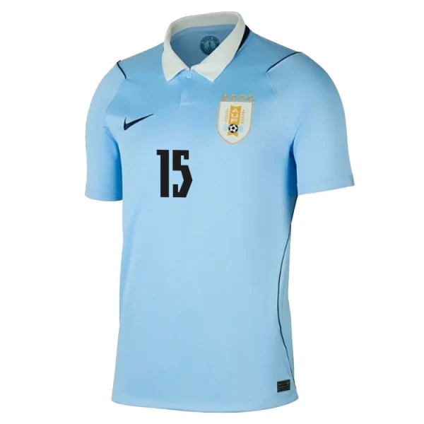 Uruguay Federico Valverde 15 Domácí Dres MS 2026