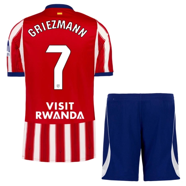 Atlético Madrid Antoine Griezmann 7 Dětský Domácí Dres 2026/27 Atlético Madrid Antoine Griezmann 7 Dětský Domácí Dres 2026/27