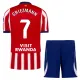 Atlético Madrid Antoine Griezmann 7 Dětský Domácí Dres 2026/27 Atlético Madrid Antoine Griezmann 7 Dětský Domácí Dres 2026/27