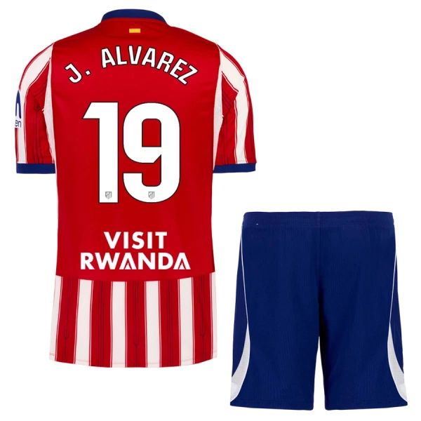 Atlético Madrid Julián Álvarez 19 Dětský Domácí Dres 2026/27 Atlético Madrid Julián Álvarez 19 Dětský Domácí Dres 2026/27