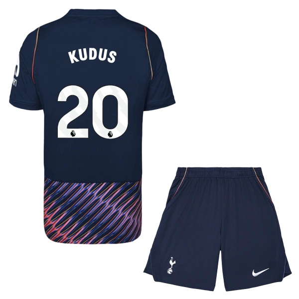 Tottenham Hotspur Kudus 20 Dětský Venkovní Dres 2026/27 Tottenham Hotspur Kudus 20 Dětský Venkovní Dres 2026/27