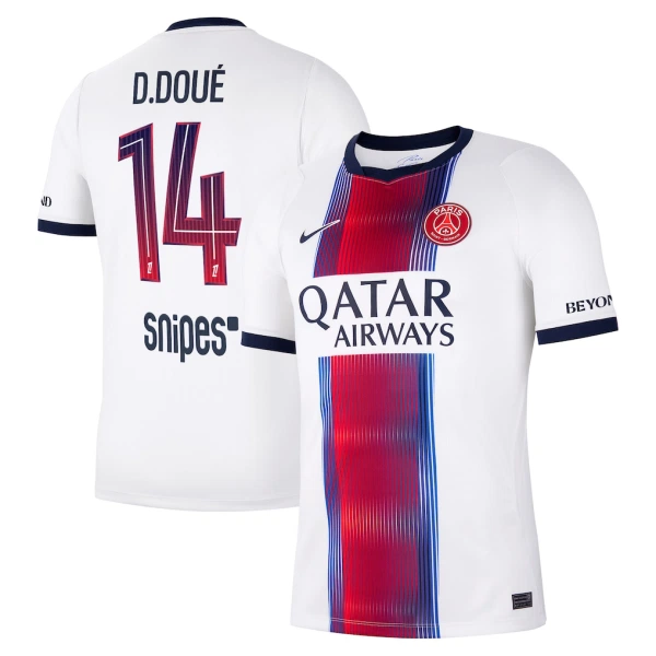 PSG Désiré Doué 14 Venkovní Dres 2026/27 PSG Désiré Doué 14 Venkovní Dres 2026/27