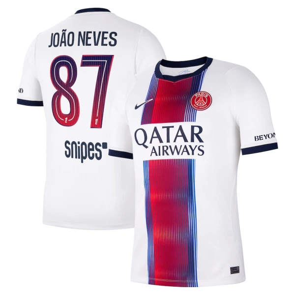 PSG João Neves 87 Venkovní Dres 2026/27 PSG João Neves 87 Venkovní Dres 2026/27