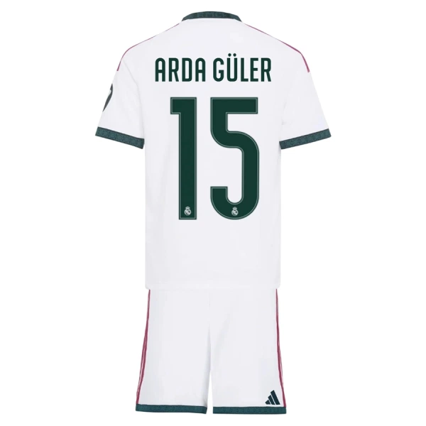 Real Madrid Arda Güler 15 Dětský Domácí Dres 2026/27