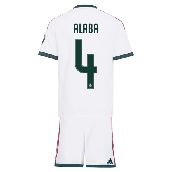 Real Madrid David Alaba 4 Dětský Domácí Dres 2026/27 Real Madrid David Alaba 4 Dětský Domácí Dres 2026/27