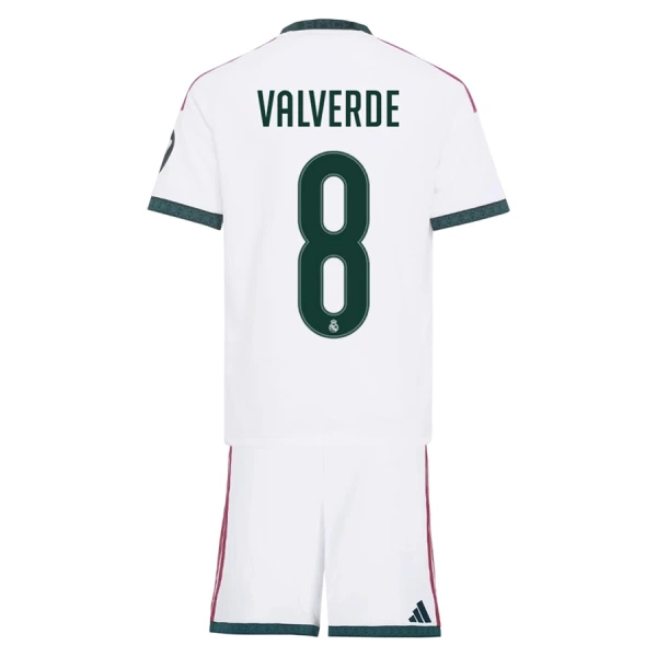 Real Madrid Federico Valverde 8 Dětský Domácí Dres 2026/27 Real Madrid Federico Valverde 8 Dětský Domácí Dres 2026/27