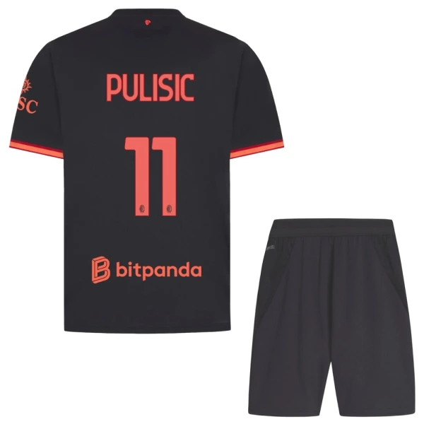 AC Milan Christian Pulisic 11 Dětský Třetí Dres 2026/27 AC Milan Christian Pulisic 11 Dětský Třetí Dres 2026/27