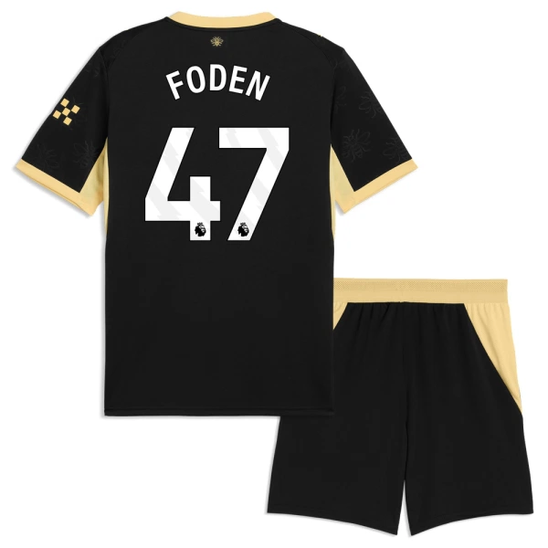 Manchester City Phil Foden 47 Dětský Venkovní Dres 2026/27 Manchester City Phil Foden 47 Dětský Venkovní Dres 2026/27