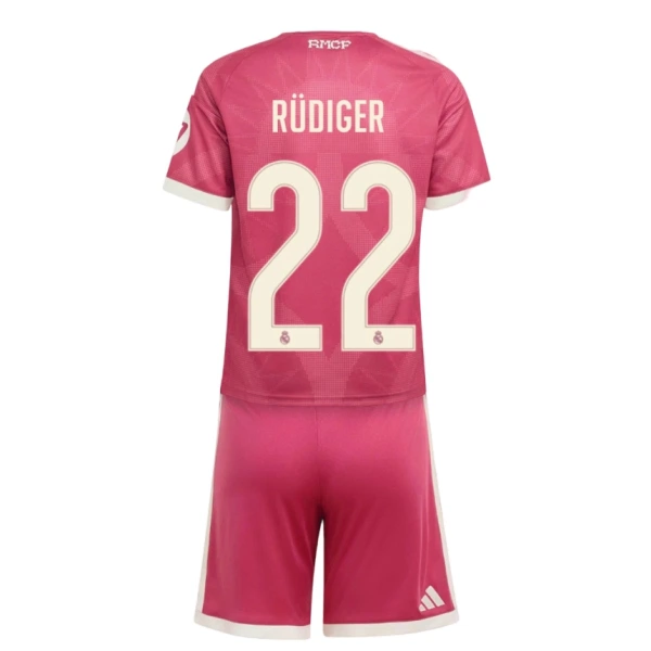 Real Madrid Antonio Rüdiger 22 Dětský Třetí Dres 2026/27 Real Madrid Antonio Rüdiger 22 Dětský Třetí Dres 2026/27