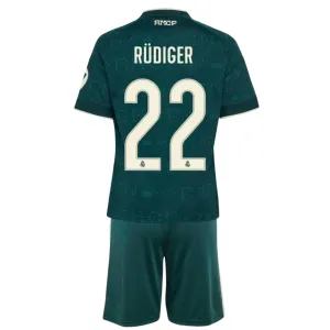 Real Madrid Antonio Rüdiger 22 Dětský Venkovní Dres 2026/27