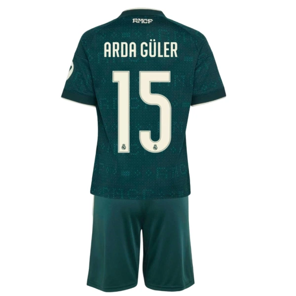 Real Madrid Arda Güler 15 Dětský Venkovní Dres 2026/27 Real Madrid Arda Güler 15 Dětský Venkovní Dres 2026/27