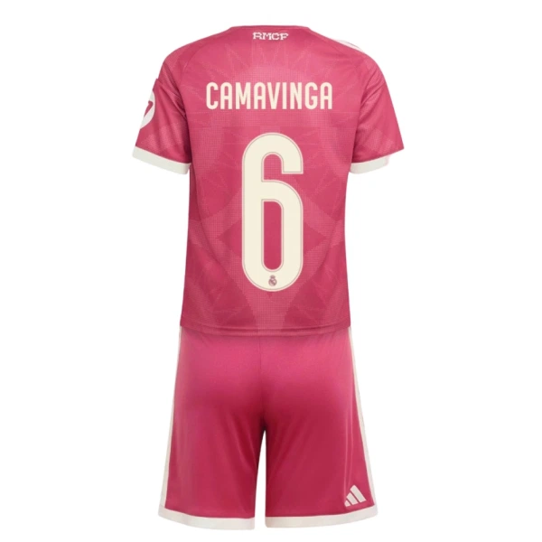 Real Madrid Eduardo Camavinga 6 Dětský Třetí Dres 2026/27 Real Madrid Eduardo Camavinga 6 Dětský Třetí Dres 2026/27