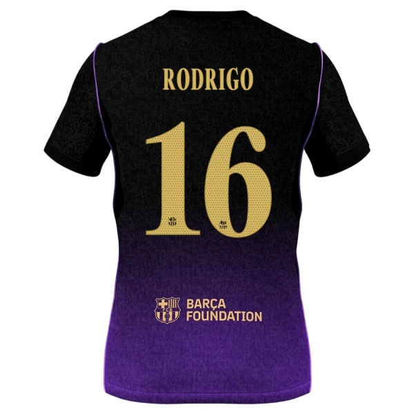 FC Barcelona Rodrigo 16 Dětský Venkovní Dres 2026/27