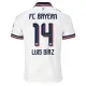 FC Bayern Mnichov Luis Díaz 14 Venkovní Dres 2026/27 FC Bayern Mnichov Luis Díaz 14 Venkovní Dres 2026/27