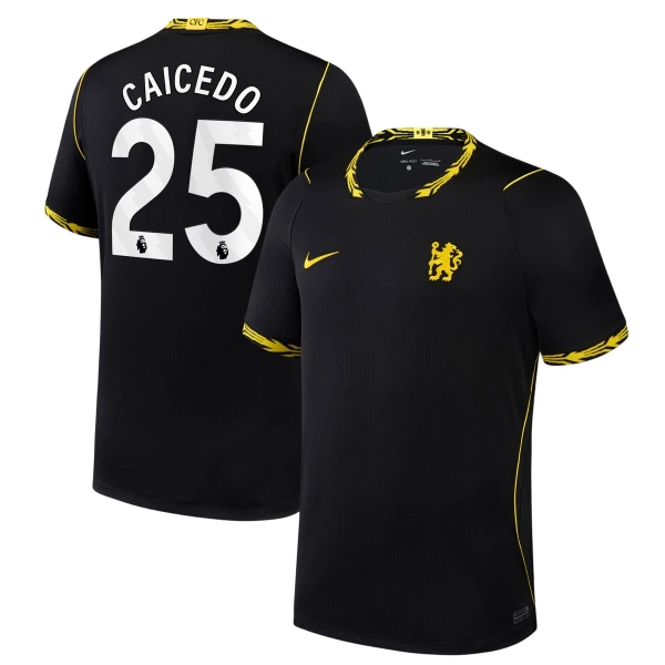 Chelsea Moisés Caicedo 25 Venkovní Dres 2026/27 Chelsea Moisés Caicedo 25 Venkovní Dres 2026/27