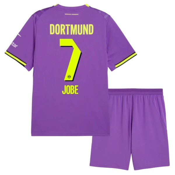 Borussia Dortmund Jobe Bellingham 7 Dětský Třetí Dres 2026/27 Borussia Dortmund Jobe Bellingham 7 Dětský Třetí Dres 2026/27