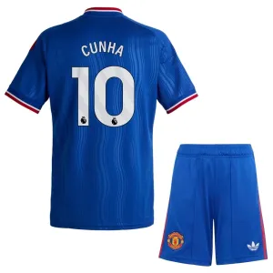 Manchester United Matheus Cunha 10 Dětský Venkovní Dres 2026/27