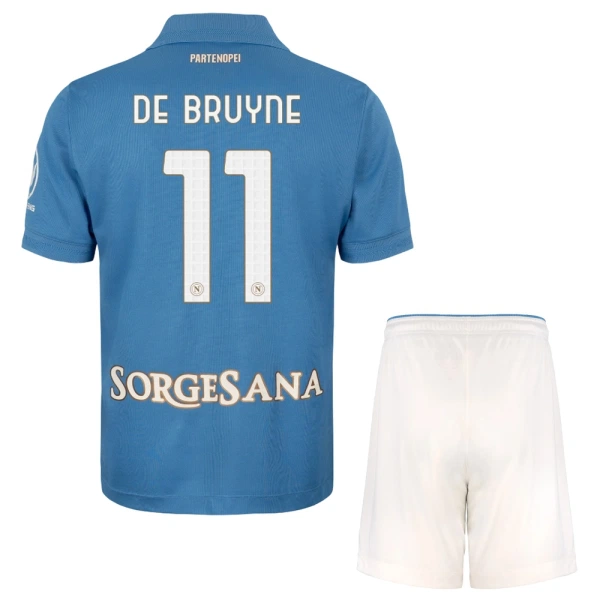 SSC Napoli Kevin De Bruyne 11 Dětský Domácí Dres 2026/27 SSC Napoli Kevin De Bruyne 11 Dětský Domácí Dres 2026/27