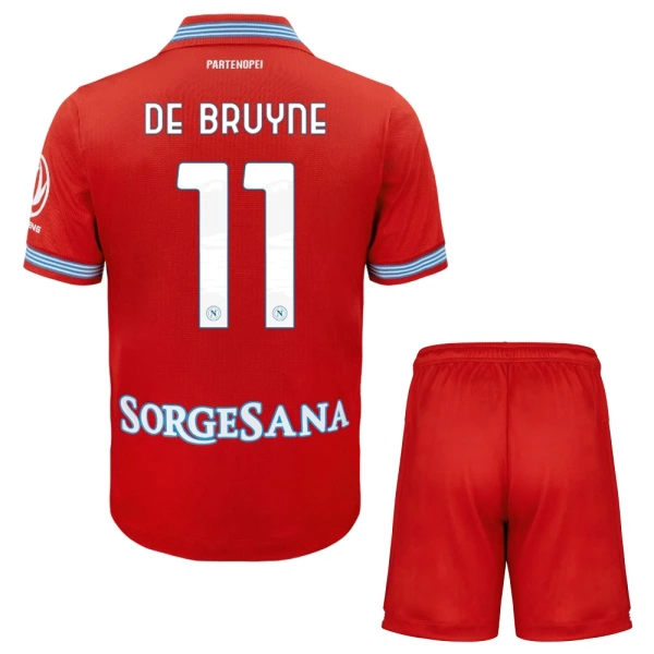 SSC Napoli Kevin De Bruyne 11 Dětský Třetí Dres 2026/27 SSC Napoli Kevin De Bruyne 11 Dětský Třetí Dres 2026/27