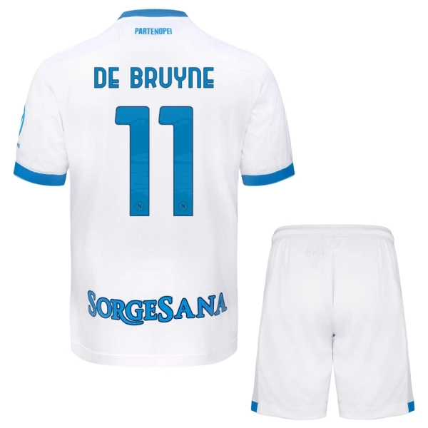 SSC Napoli Kevin De Bruyne 11 Dětský Venkovní Dres 2026/27 SSC Napoli Kevin De Bruyne 11 Dětský Venkovní Dres 2026/27