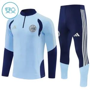 Ajax Dětský Tréninková Souprava s Mikinou na 1/4 Zip 2026/27 Modrá