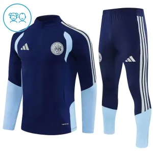 Ajax Dětský Tréninková Souprava s Mikinou na 1/4 Zip 2026/27 Modrá