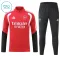 Arsenal Dětský Tréninková Souprava s Mikinou na 1/4 Zip 2026/27 Červená