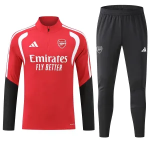 Arsenal Tréninková Souprava s Mikinou na 1/4 Zip 2026/27 Červená