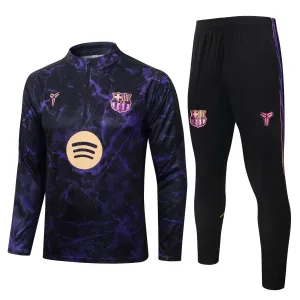 Barcelona Tréninková Souprava s Mikinou na 1/4 Zip 2026/27 Černá