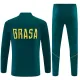 Brazílie Tréninková Souprava s Mikinou na 1/4 Zip 2026/27 Zelená