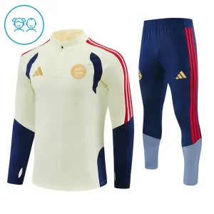 FC Bayern Mnichov Dětský Tréninková Souprava s Mikinou na 1/4 Zip 2026/27 Bílá