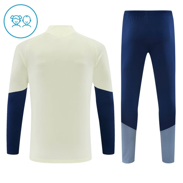FC Bayern Mnichov Dětský Tréninková Souprava s Mikinou na 1/4 Zip 2026/27 Bílá