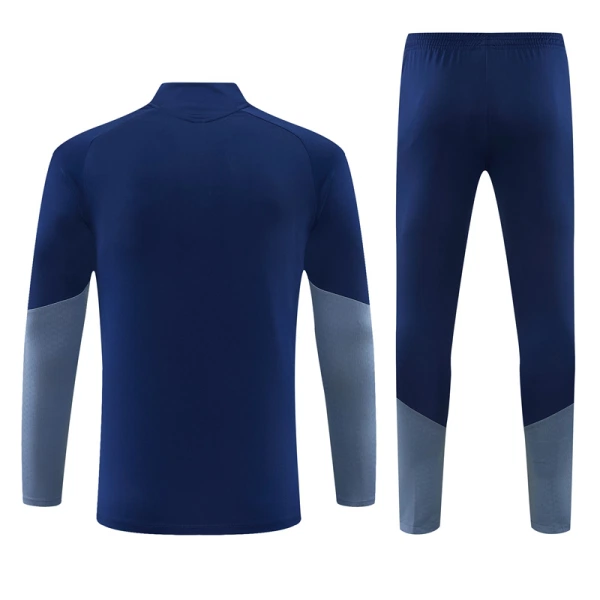 FC Bayern Mnichov Tréninková Souprava s Mikinou na 1/4 Zip 2026/27 Modrá