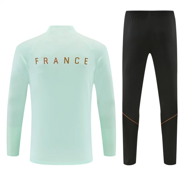 Francie Tréninková Souprava s Mikinou na 1/4 Zip 2026/27 Bílá