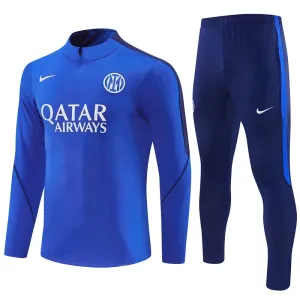 Inter Milán Tréninková Souprava s Mikinou na 1/4 Zip 2026/27 Modrá