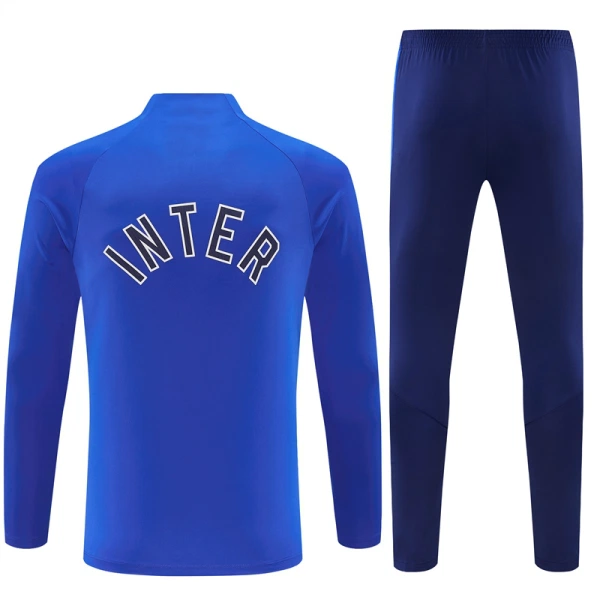 Inter Milán Tréninková Souprava s Mikinou na 1/4 Zip 2026/27 Modrá