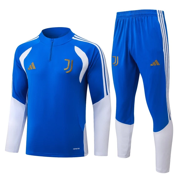 Juventus Tréninková Souprava s Mikinou na 1/4 Zip 2026/27 Modrá Juventus Tréninková Souprava s Mikinou na 1/4 Zip 2026/27 Modrá